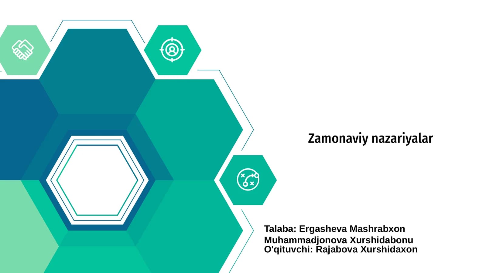 Zamonaviy nazariyalar