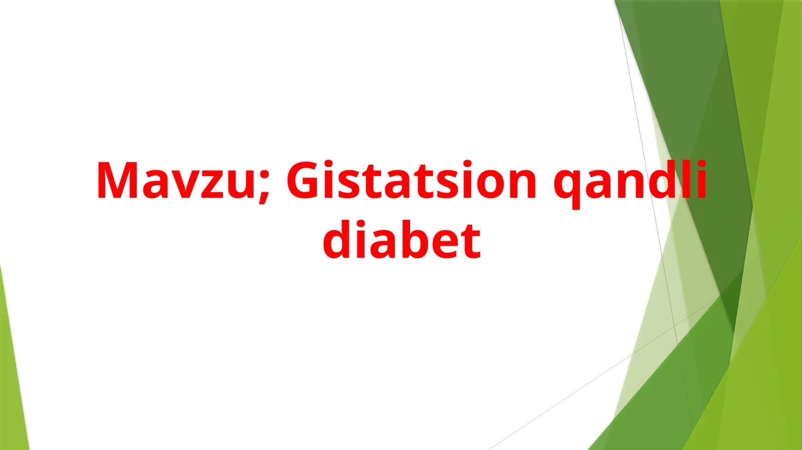 Gestatsionqandlidiabet