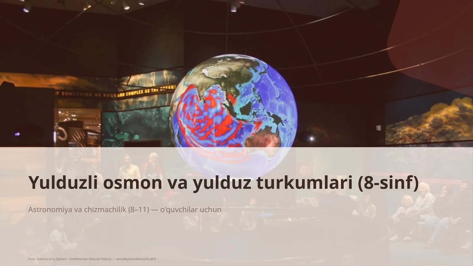 Yulduzli osmon va yulduz turkumlari (8-sinf)