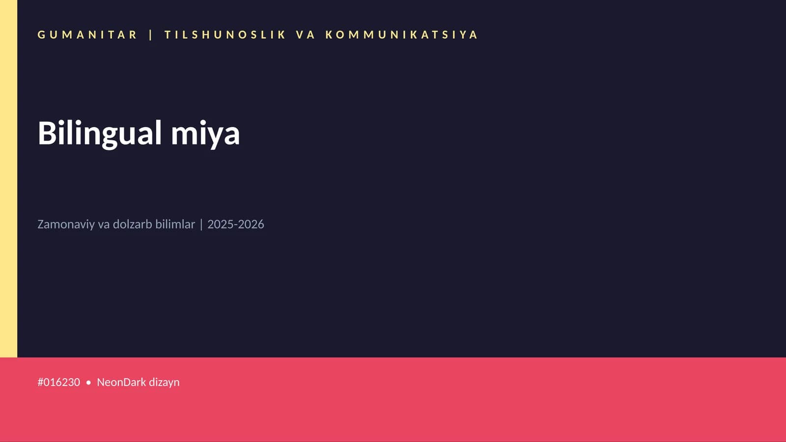 Bilingual miya