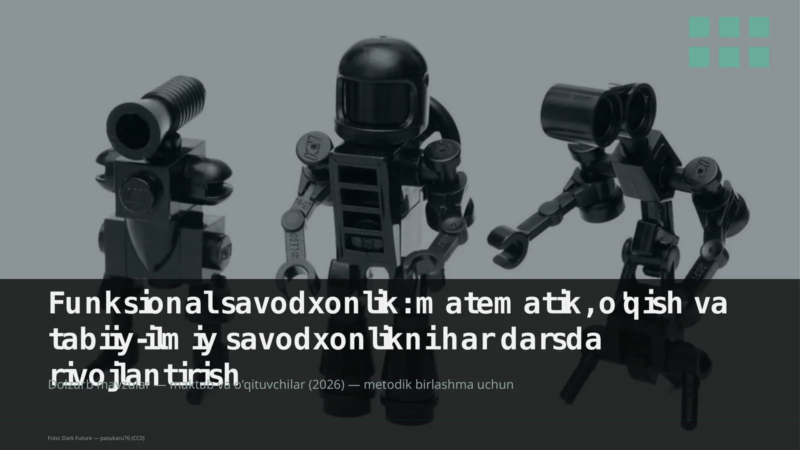 Funksional savodxonlik: matematik, o'qish va tabiiy-ilmiy savodxonlikni har darsda rivojlantirish