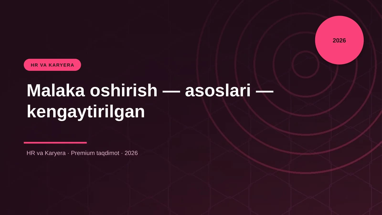 Malaka oshirish — asoslari — kengaytirilgan