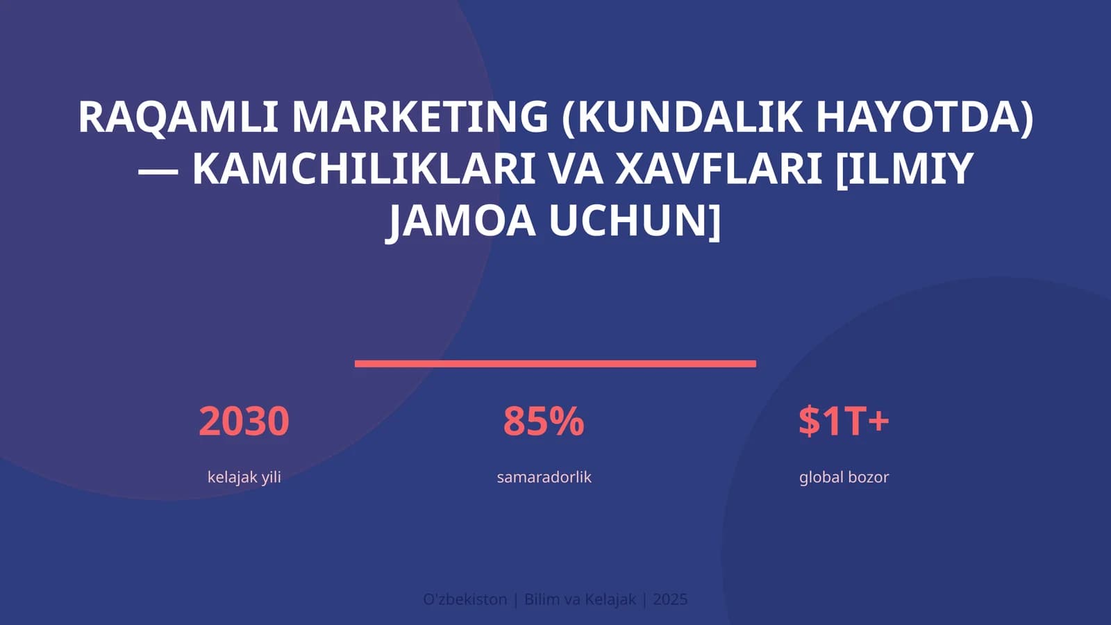 Raqamli marketing (kundalik hayotda) — kamchiliklari va xavflari [ilmiy jamoa uchun]