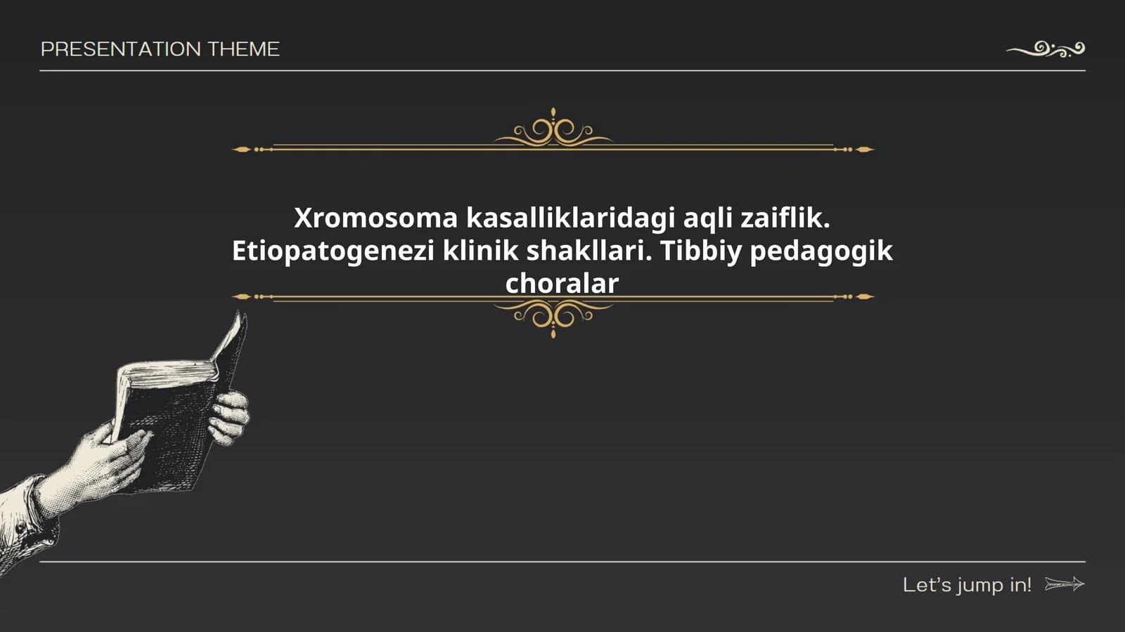 Xromosoma kasalliklaridagi aqli zaiflik. Etiopatogenezi klinik shakllari. Tibbiy pedagogik choralar