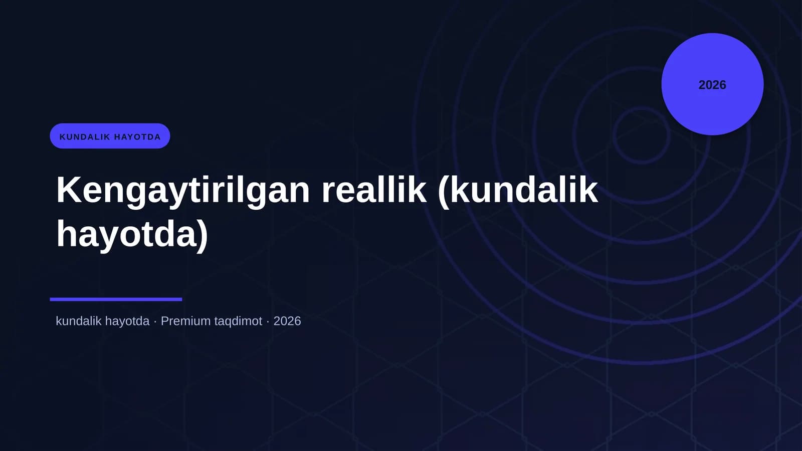 Kengaytirilgan reallik (kundalik hayotda)