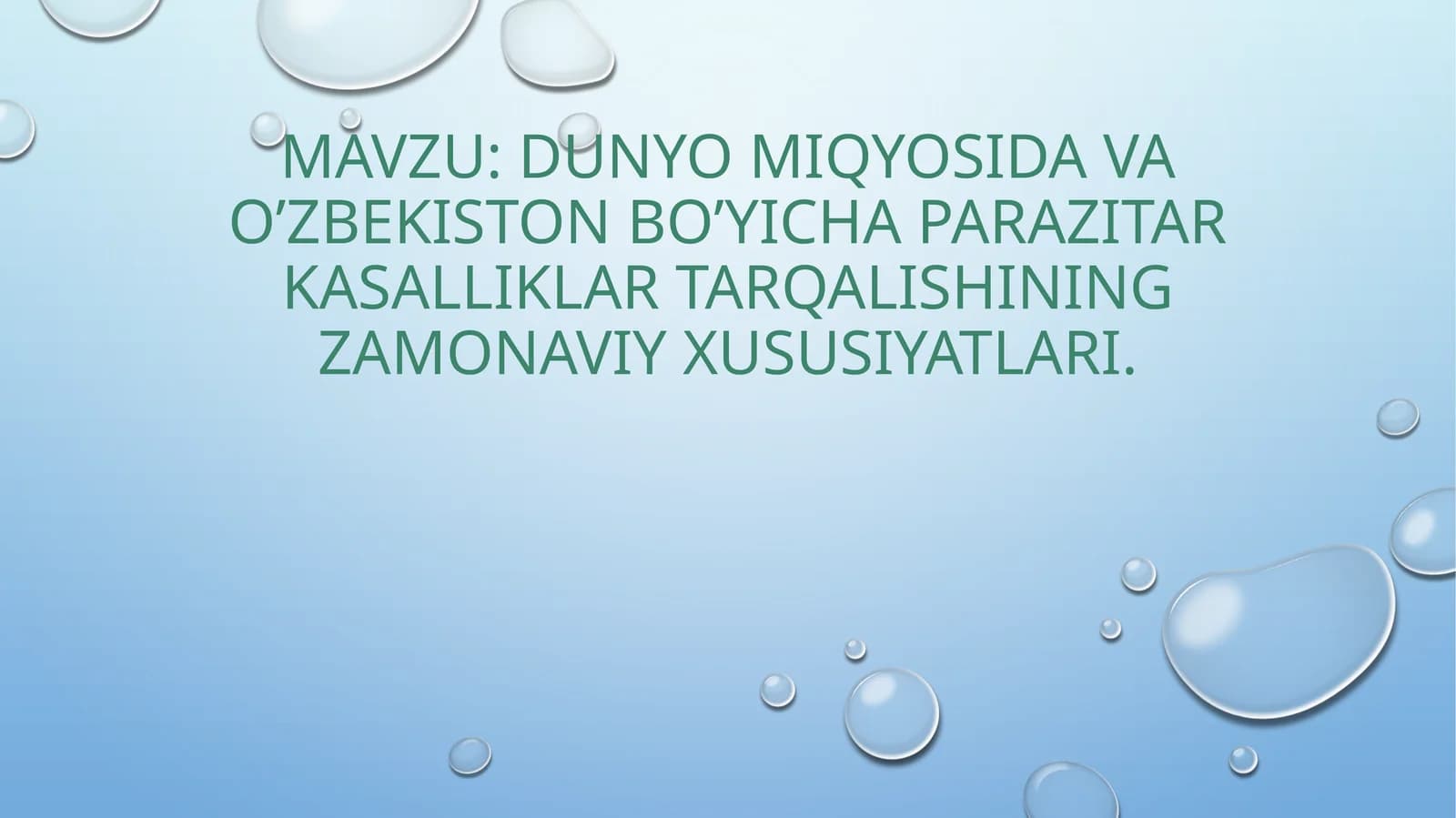 Parazitik kassalliklar