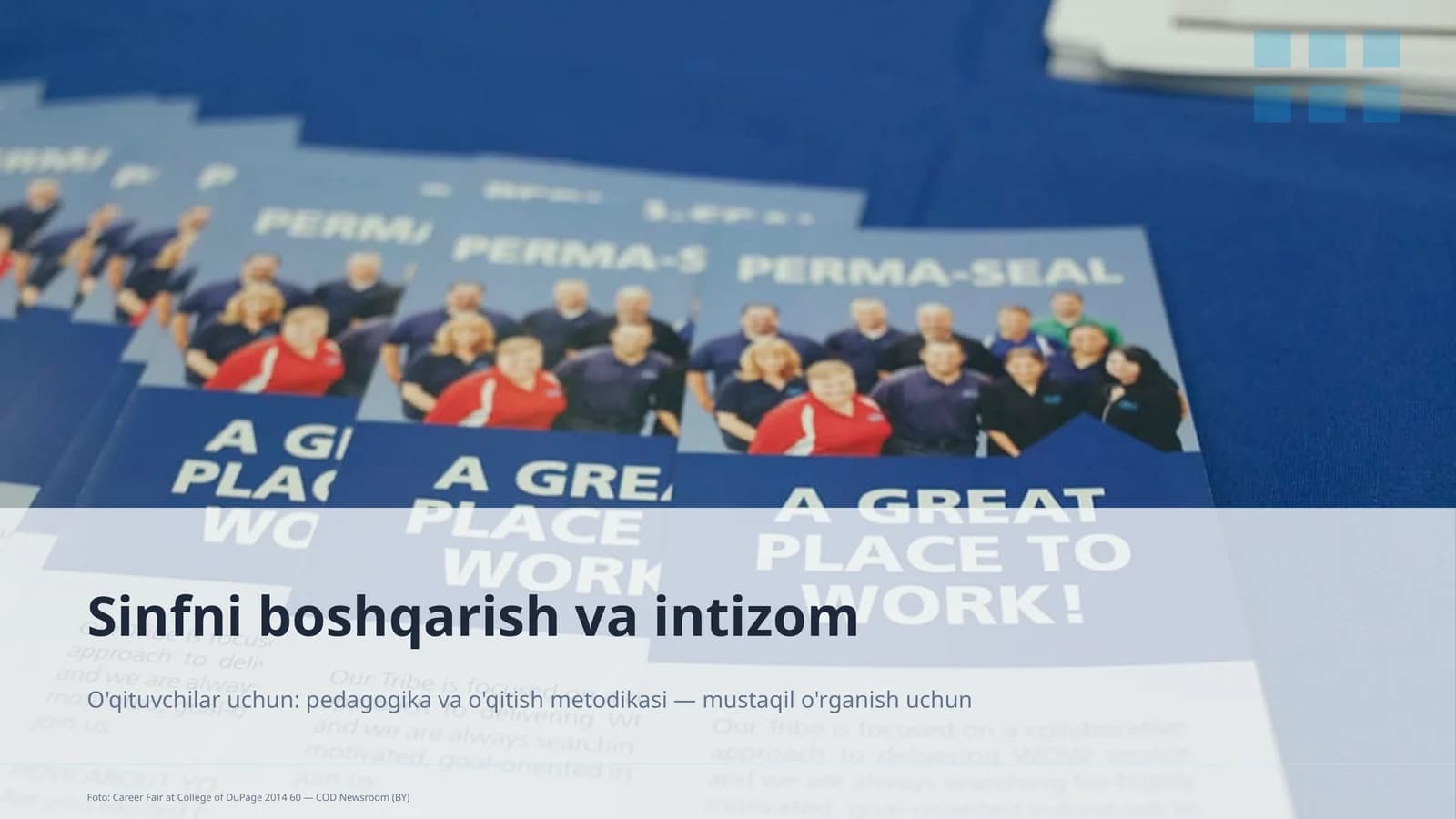 Sinfni boshqarish va intizom