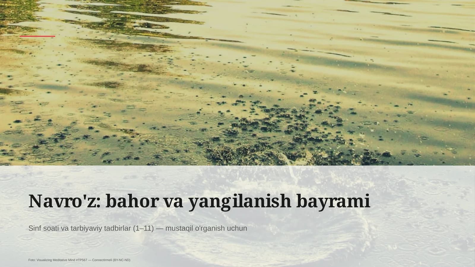 Navro'z: bahor va yangilanish bayrami