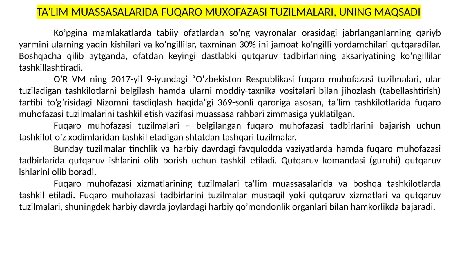 Fuqaro muxofazasi tuzilmalari