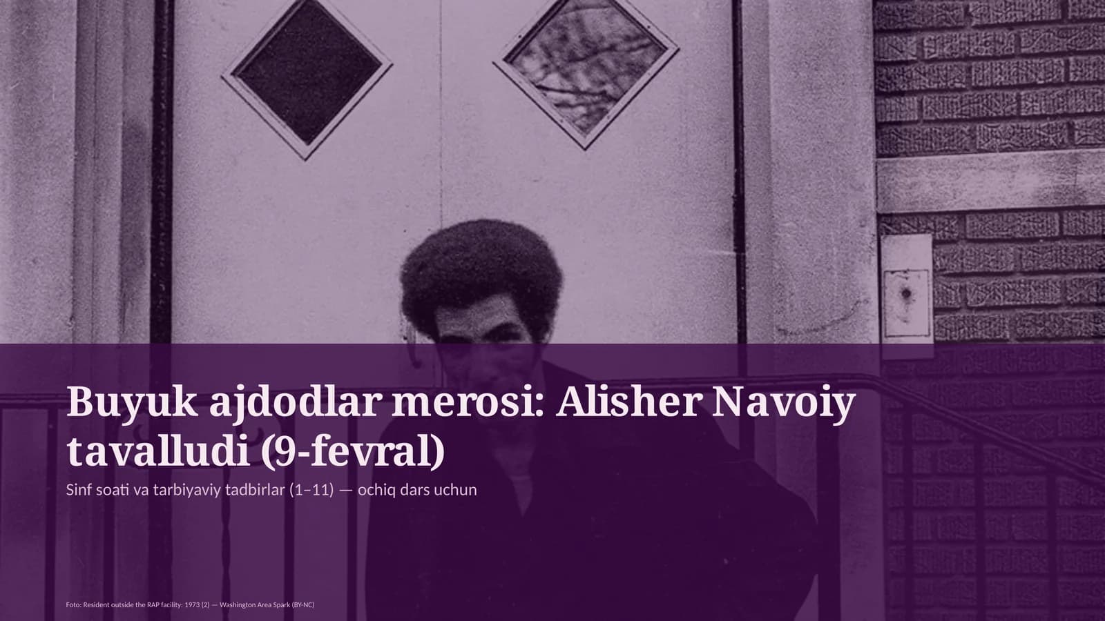 Buyuk ajdodlar merosi: Alisher Navoiy tavalludi (9-fevral)