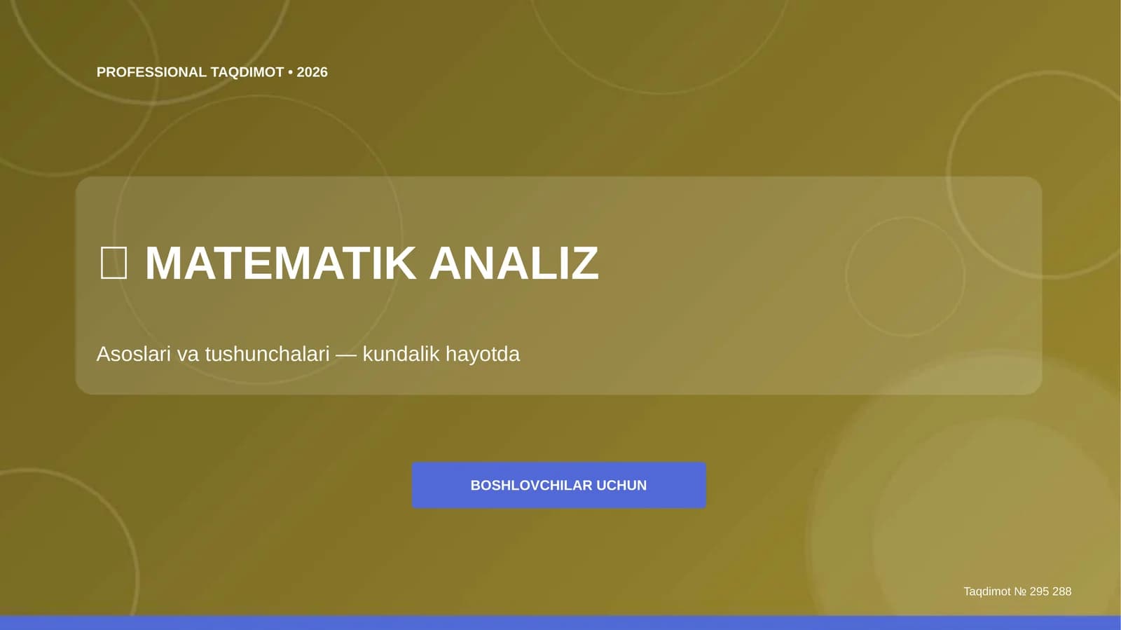 Matematik Analiz
