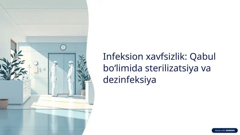 Infeksion xavfsizlik