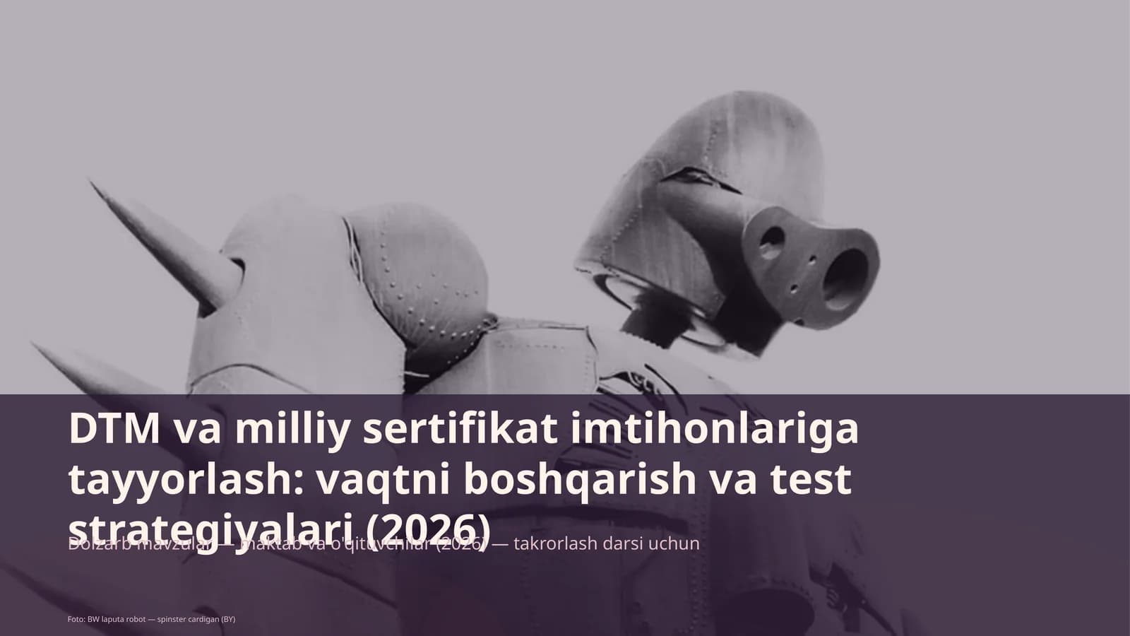 Dolzarb mavzular — maktab va o'qituvchilar (2026) — takrorlash darsi uchun