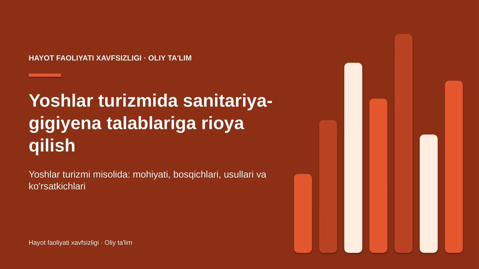 yoshlar turizmida sanitariya gigiyena talablariga rioya qilish 9457