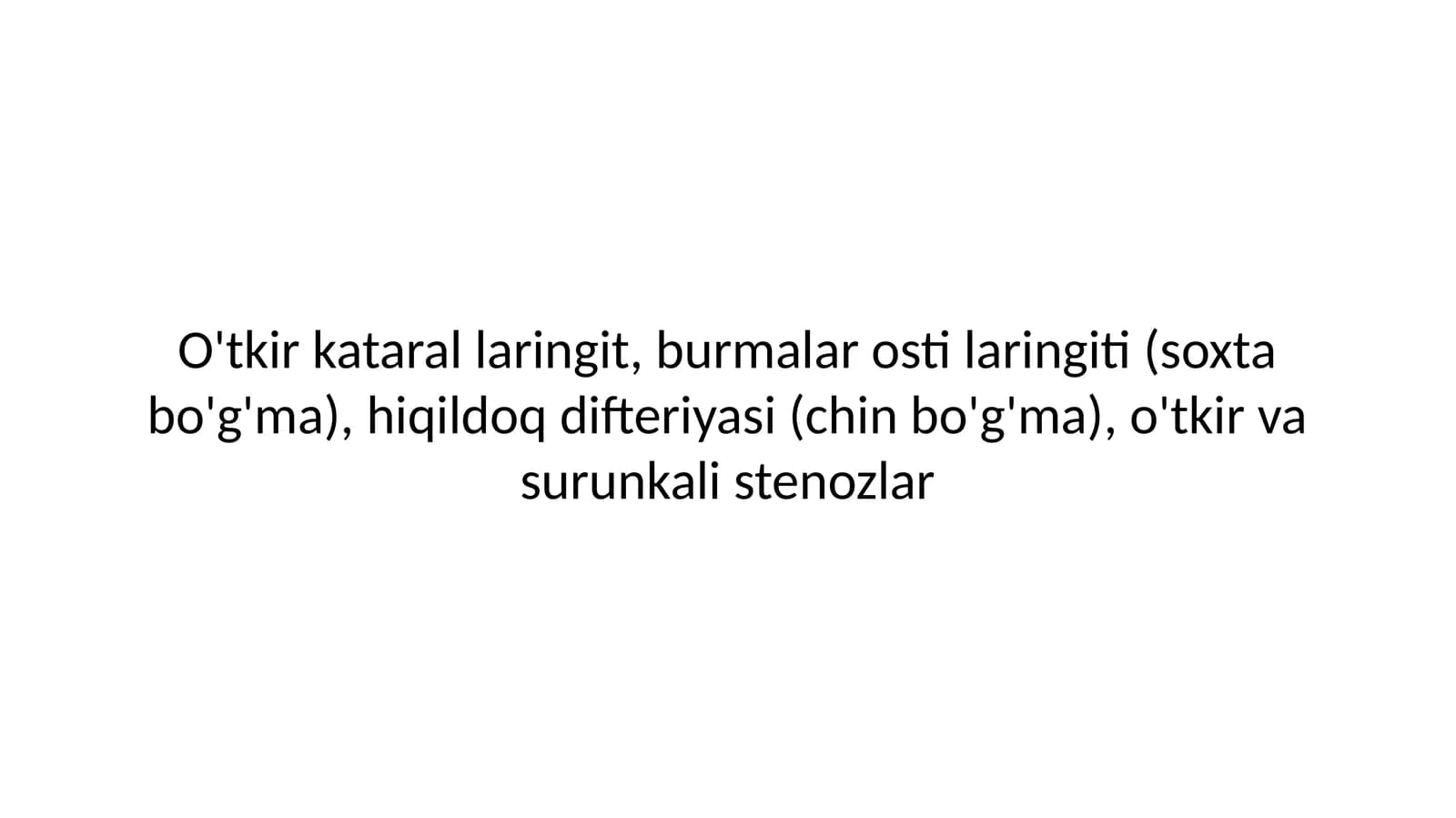 Halqum kasalliklari