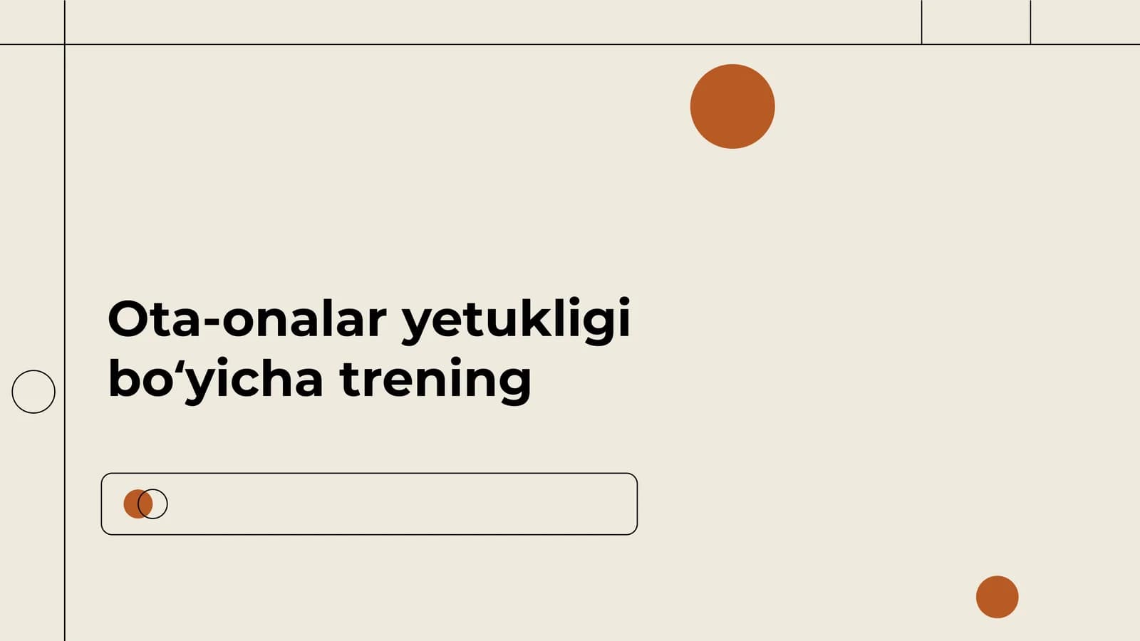 Ota-onalar yetukligi boʻyicha trening