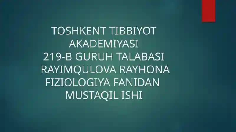 Leykotsitlar Fiziologiyasi