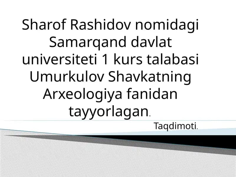 Arxeologiya