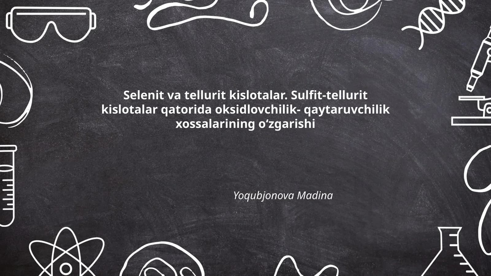 Selenit va tellurit kislotalar