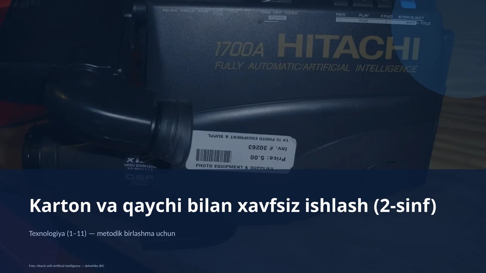 Karton va qaychi bilan xavfsiz ishlash (2-sinf)