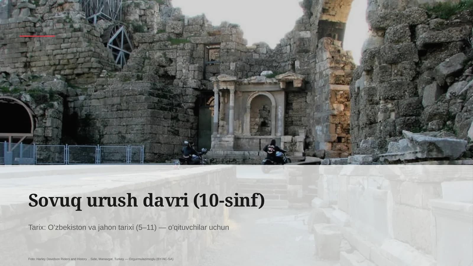 Sovuq urush davri (10-sinf)
