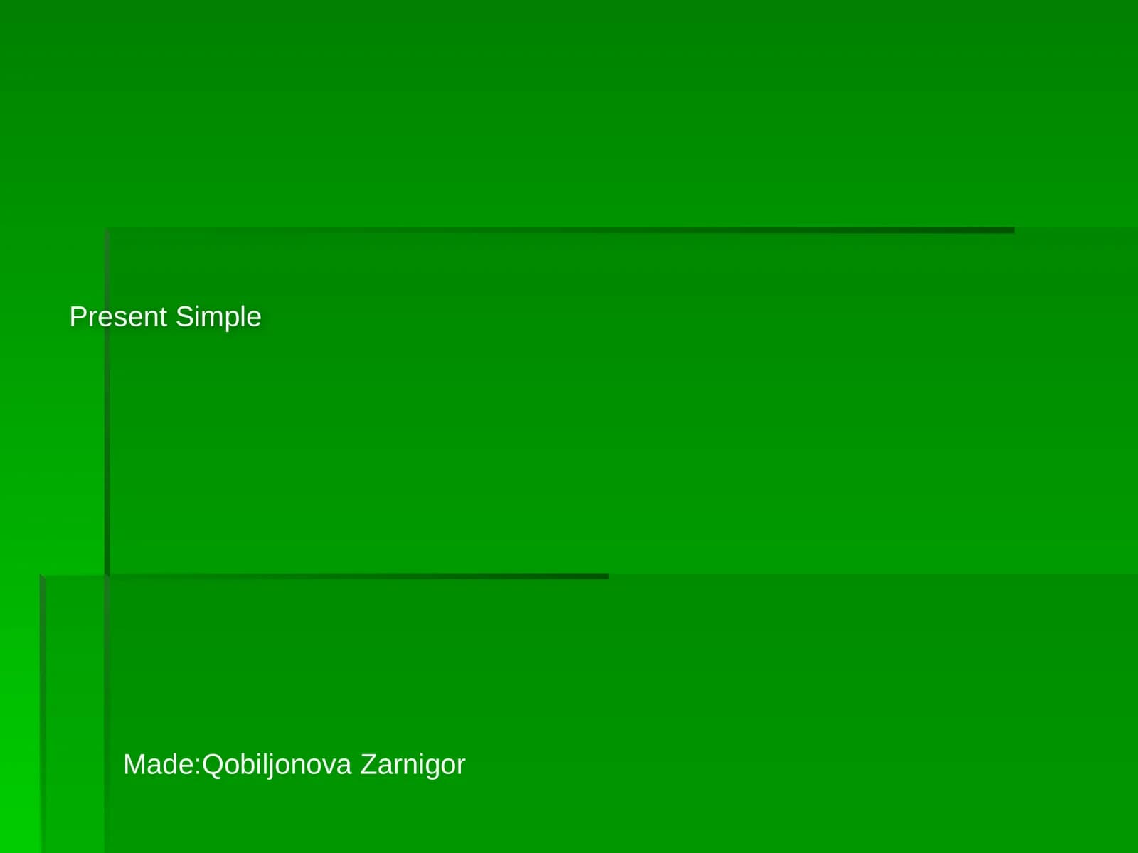 Present Simple