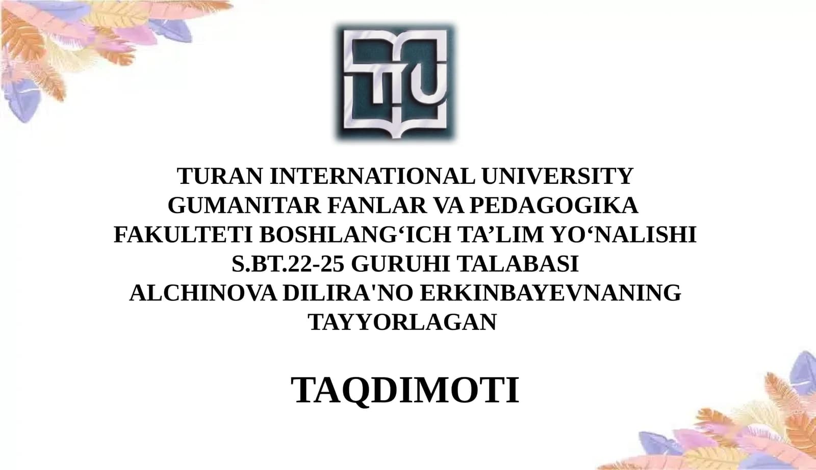Geografiyadarslaridakuzatishorqaliyangibilimvatushunchalarnishakllantirish.Ekologikmadaniyatinishakllantirish