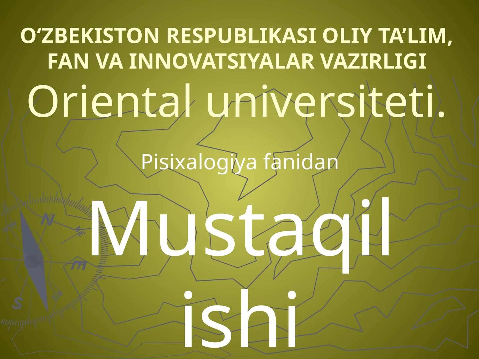 Faoliyatni o’zlashtirish va malakalarni egallash Pisixalogiya fanidan Mustaqil ishi