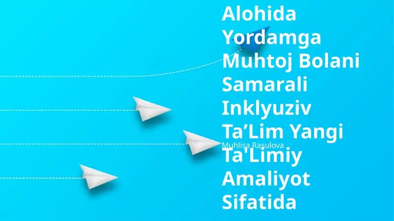 Maxsus ehtiyojli bolalar duch keladigan qiyinchiliklar