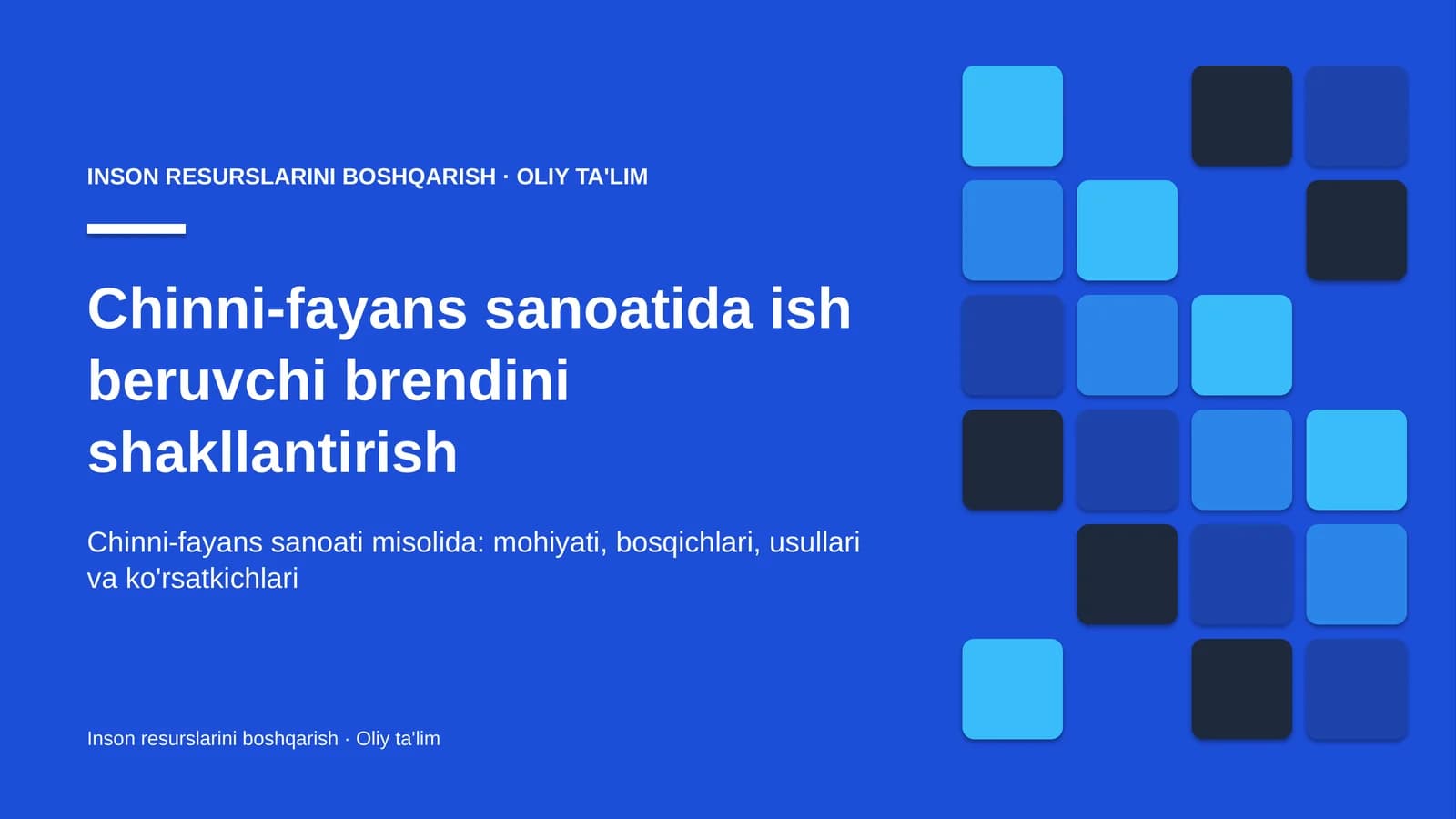 chinni fayans sanoatida ish beruvchi brendini shakllantirish 4616