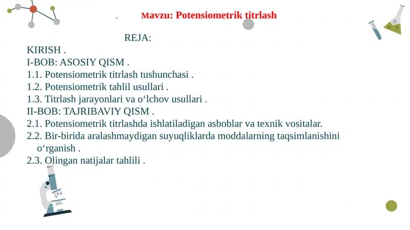 Potensiometrik titrlash