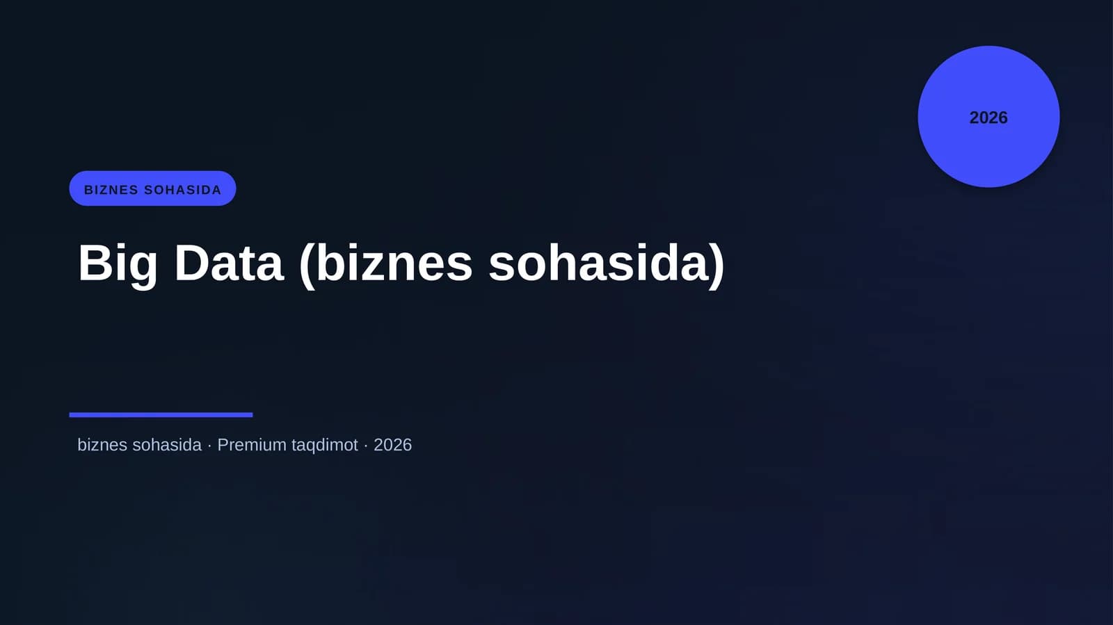 Big Data (biznes sohasida)