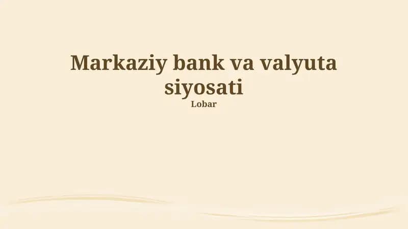 Pul-kredit siyosati vositalari