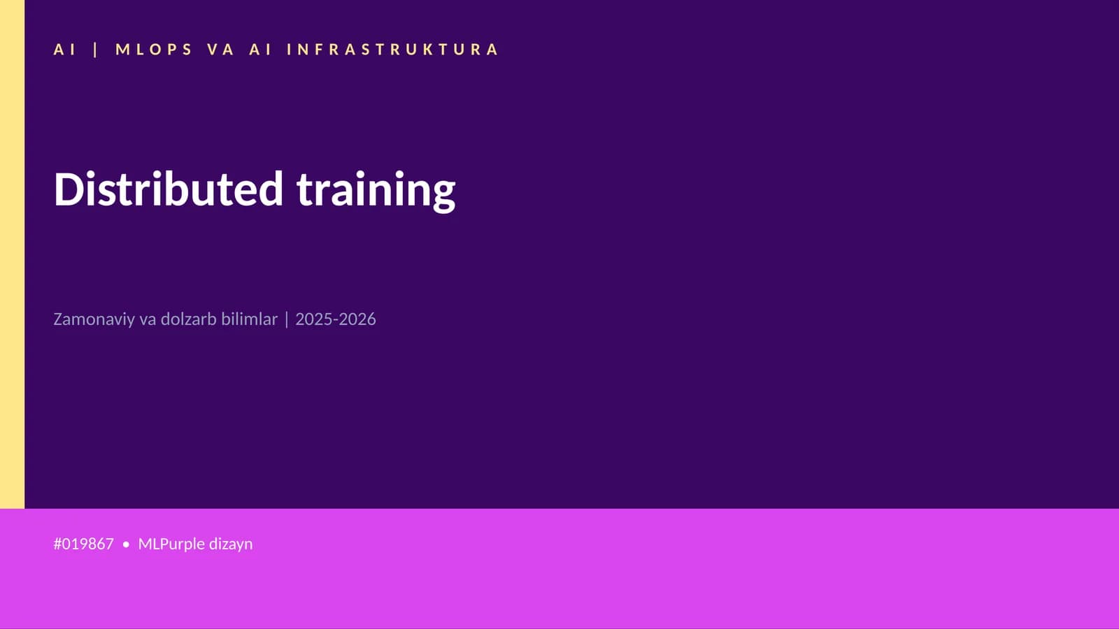 MLOPS VA AI INFRASTRUKTURA