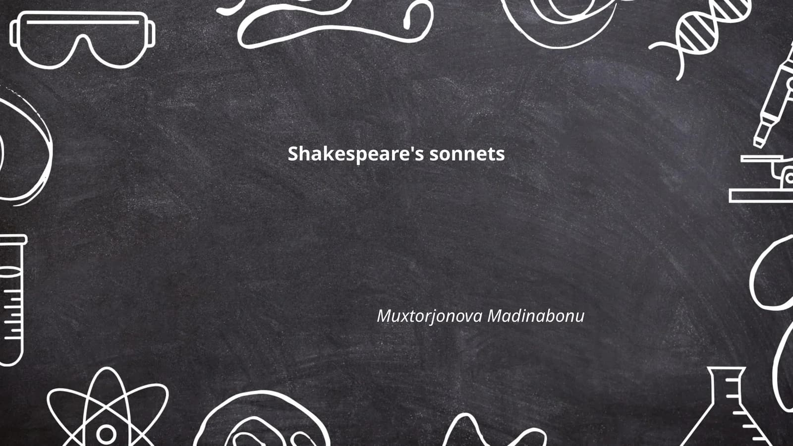 Shakespeare's sonnets