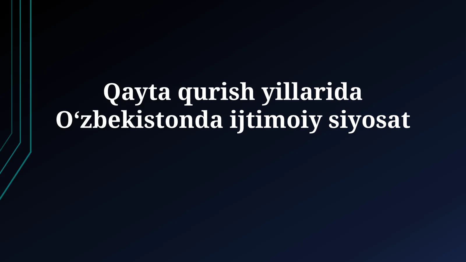 Kam ta'minlangan oilalarni qo'llab-quvvatlash