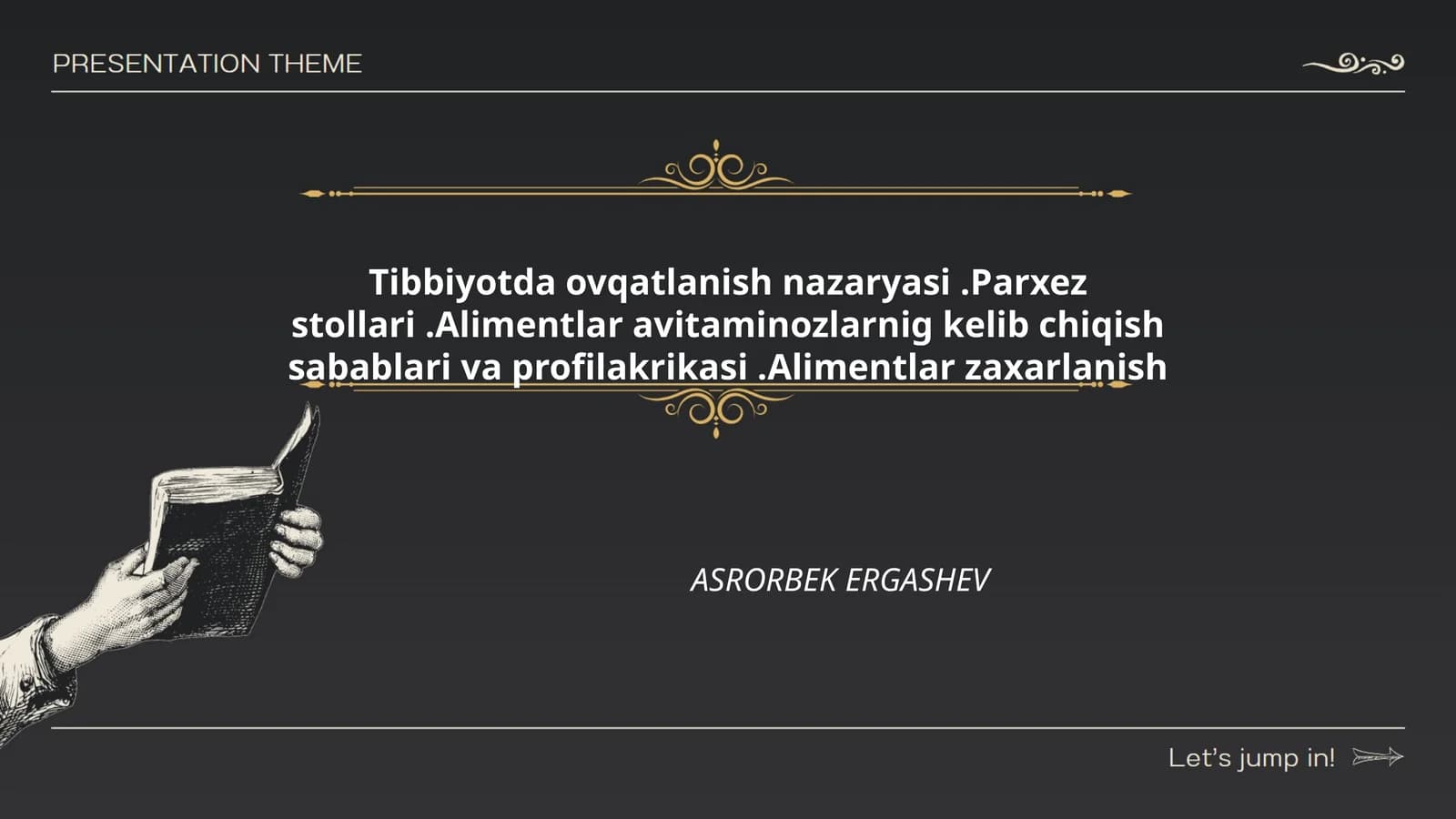Ovqatlanish nazariyasi