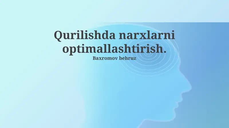 Narxlarni optimallashtirish