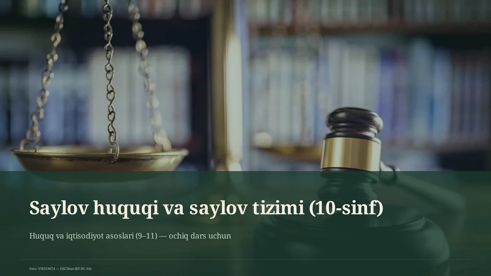 Huquq va iqtisodiyot asoslari (9–11)