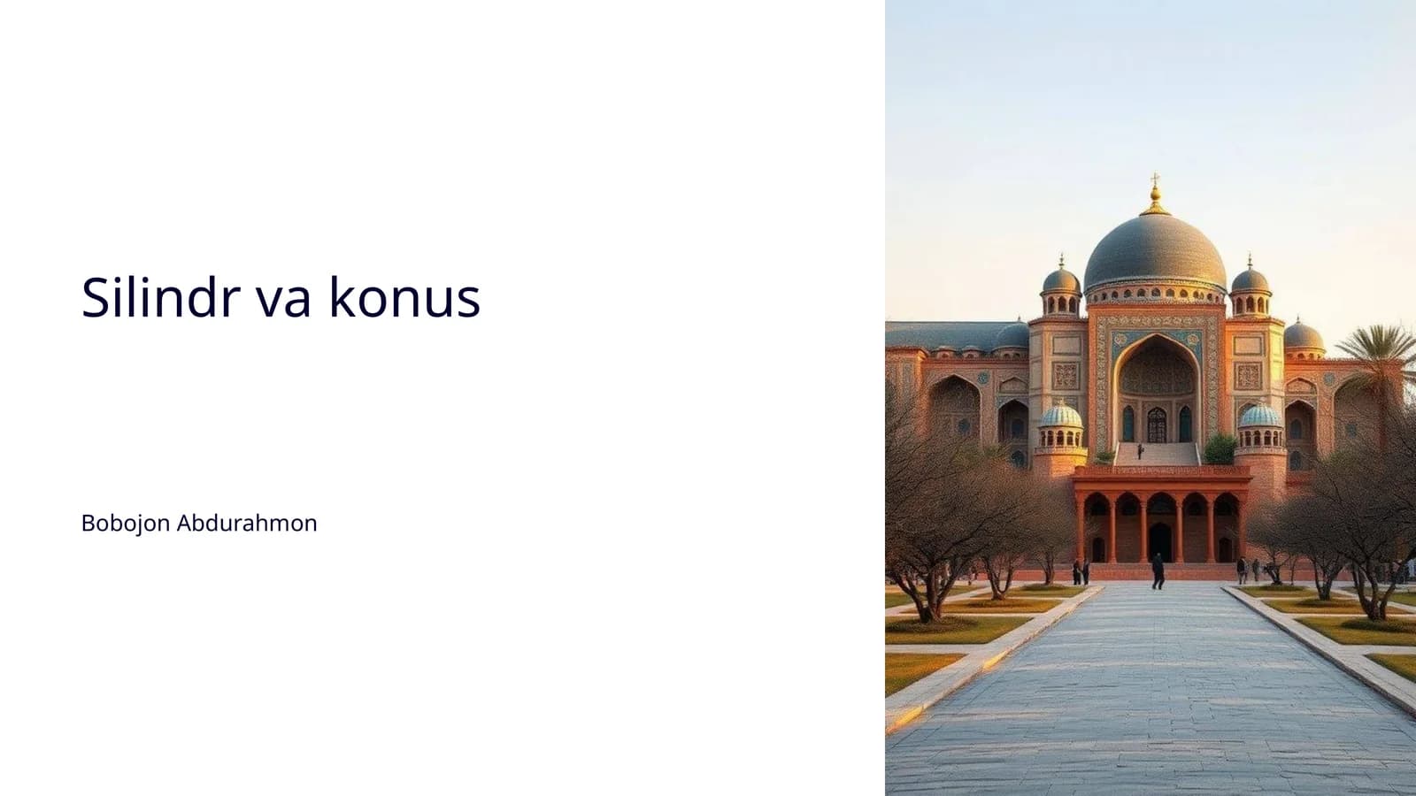 Silindr va konus