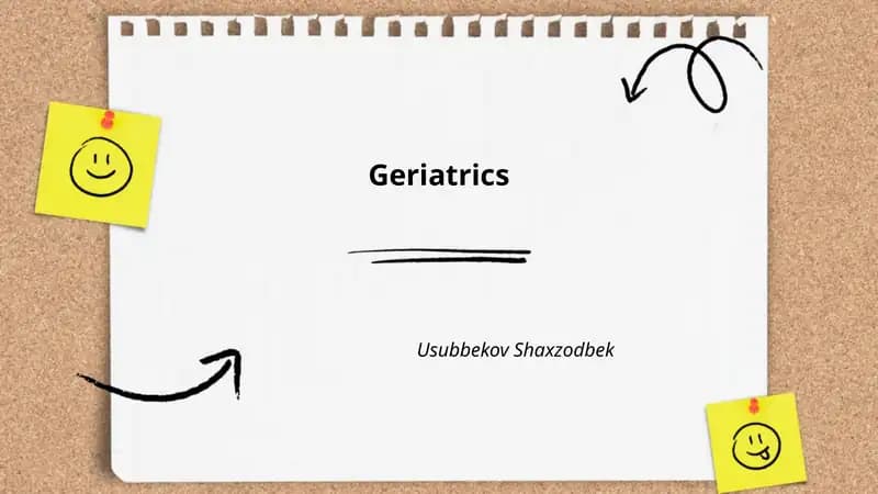 Geriatrics