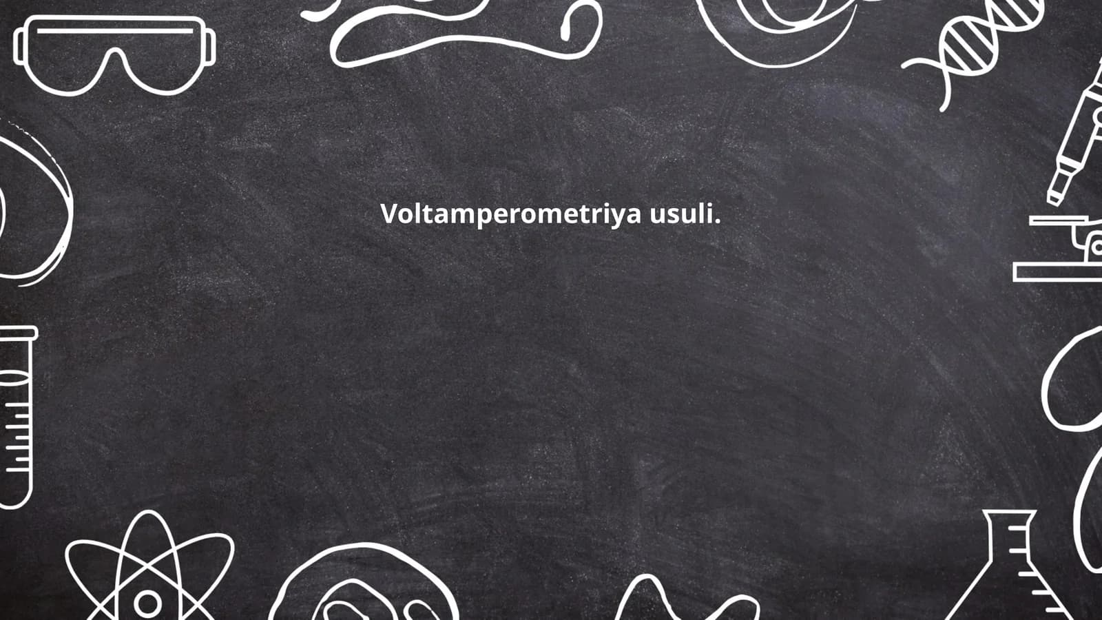 Voltamperometriya usuli