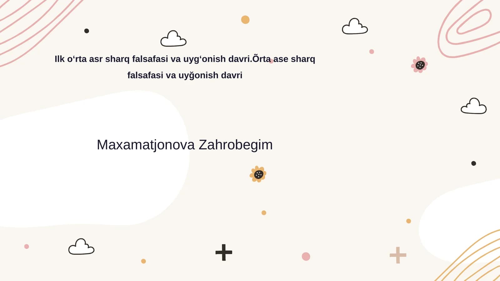 Ilk oʻrta asr sharq falsafasi va uygʻonish davri