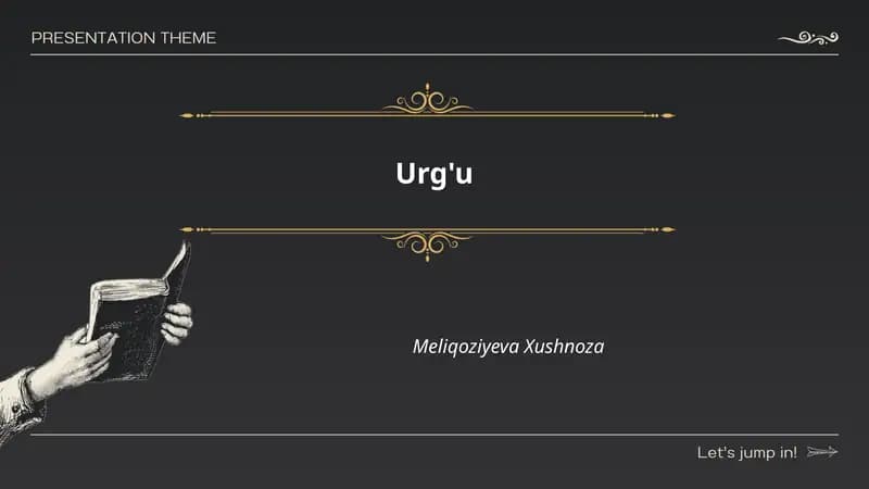 Urg'u