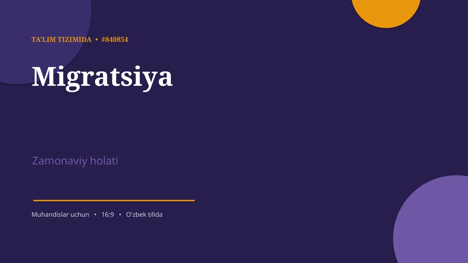Migratsiya