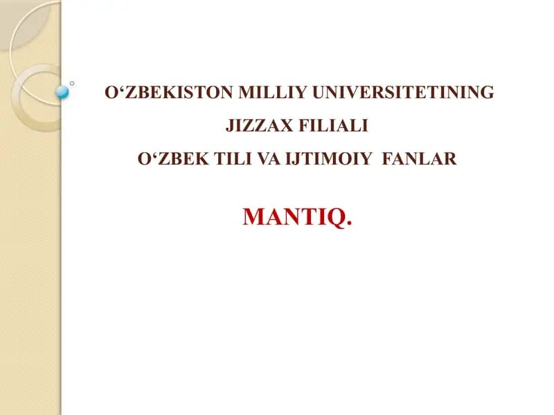 Mantiq falsafasi