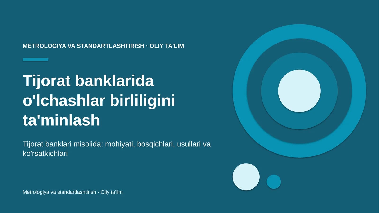 tijorat banklarida o'lchashlar birliligini ta'minlash 1014