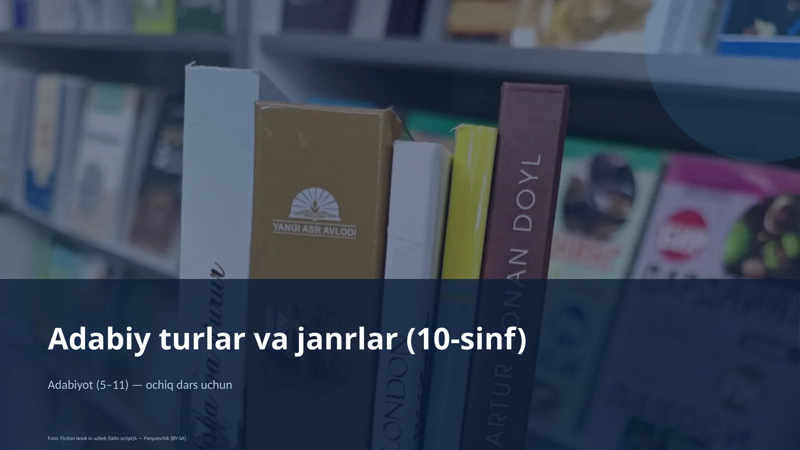 Adabiy turlar va janrlar (10-sinf)