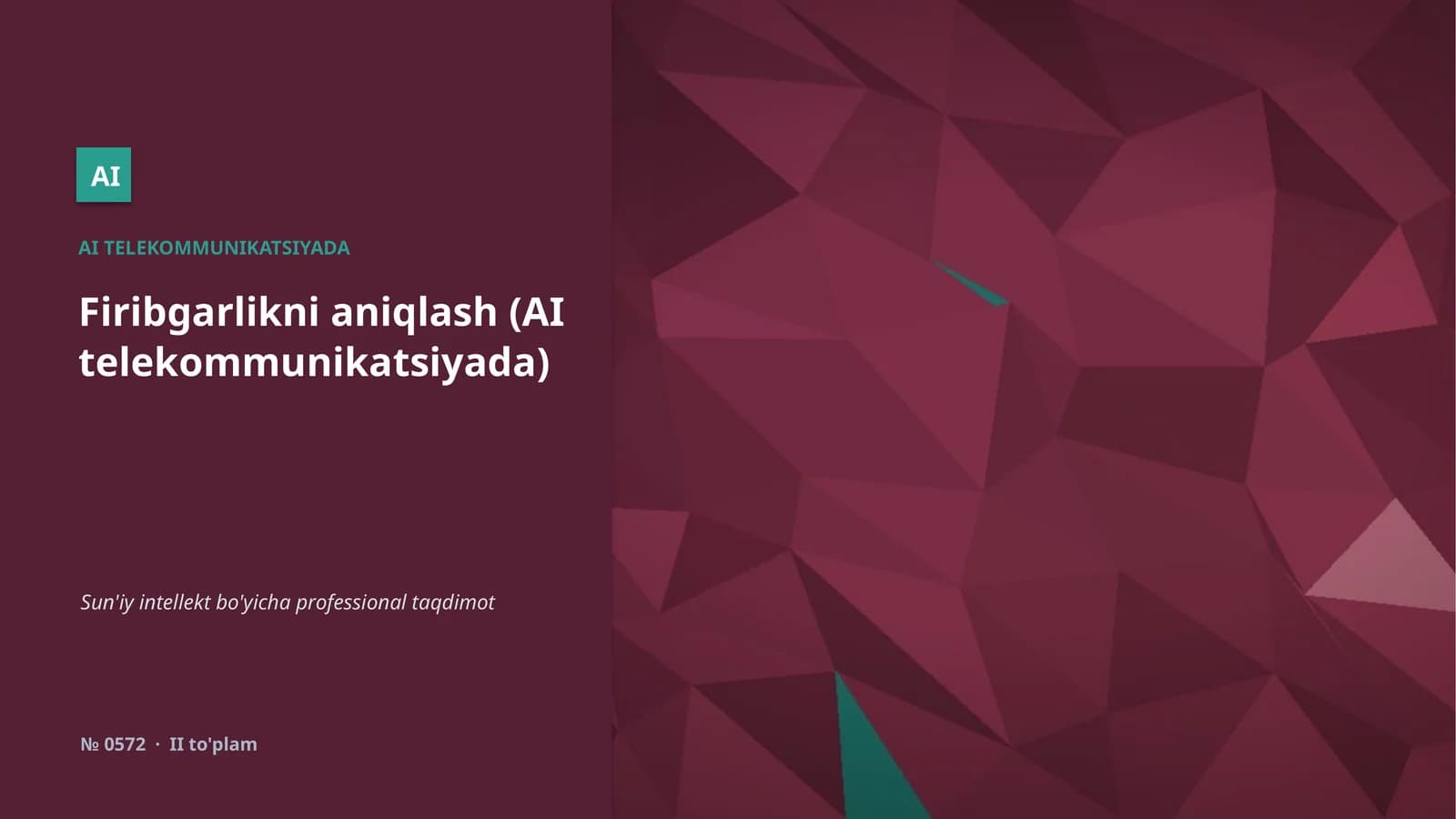 AI TELEKOMMUNIKATSIYADA