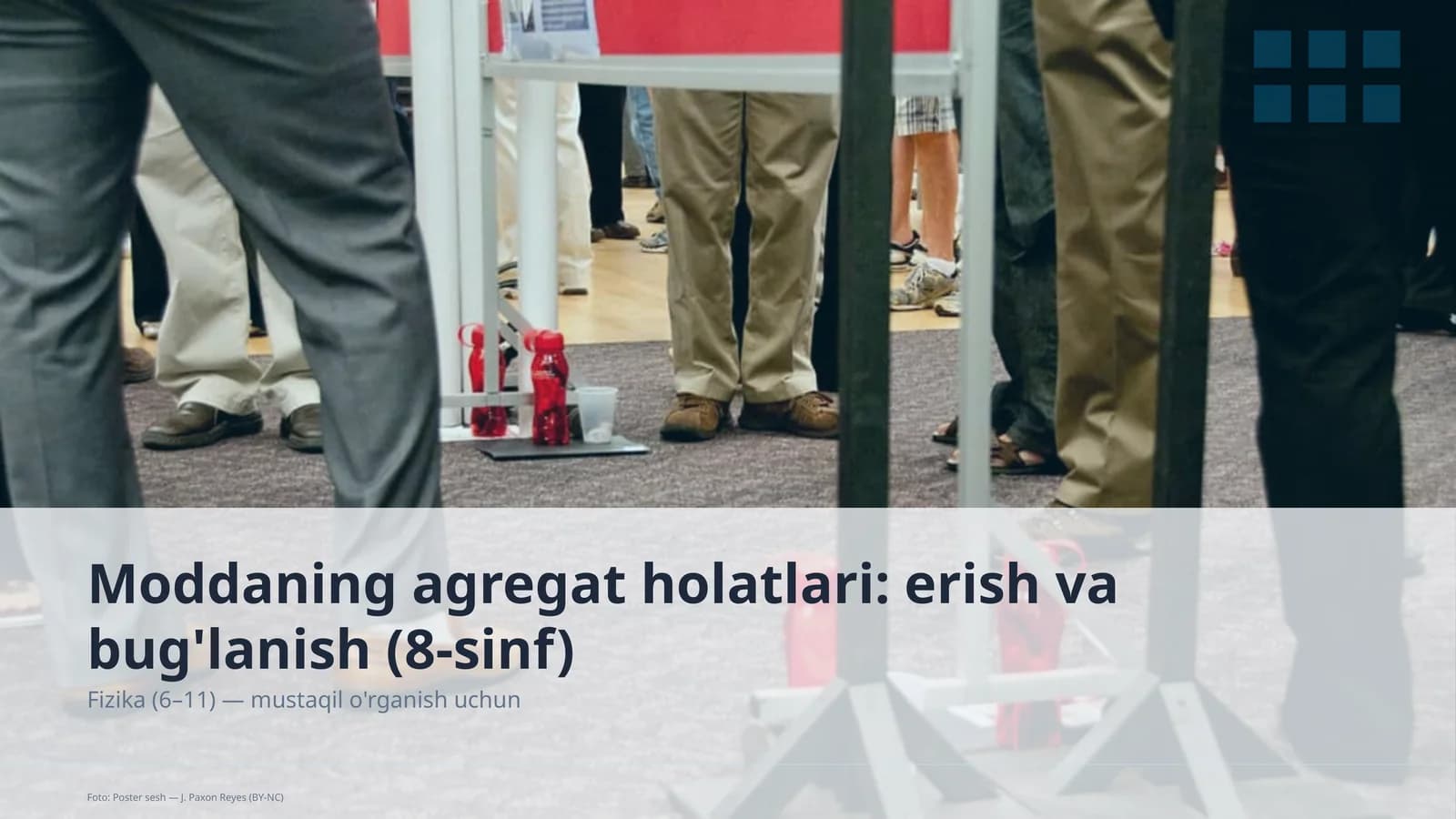 Moddaning agregat holatlari: erish va bug'lanish (8-sinf)